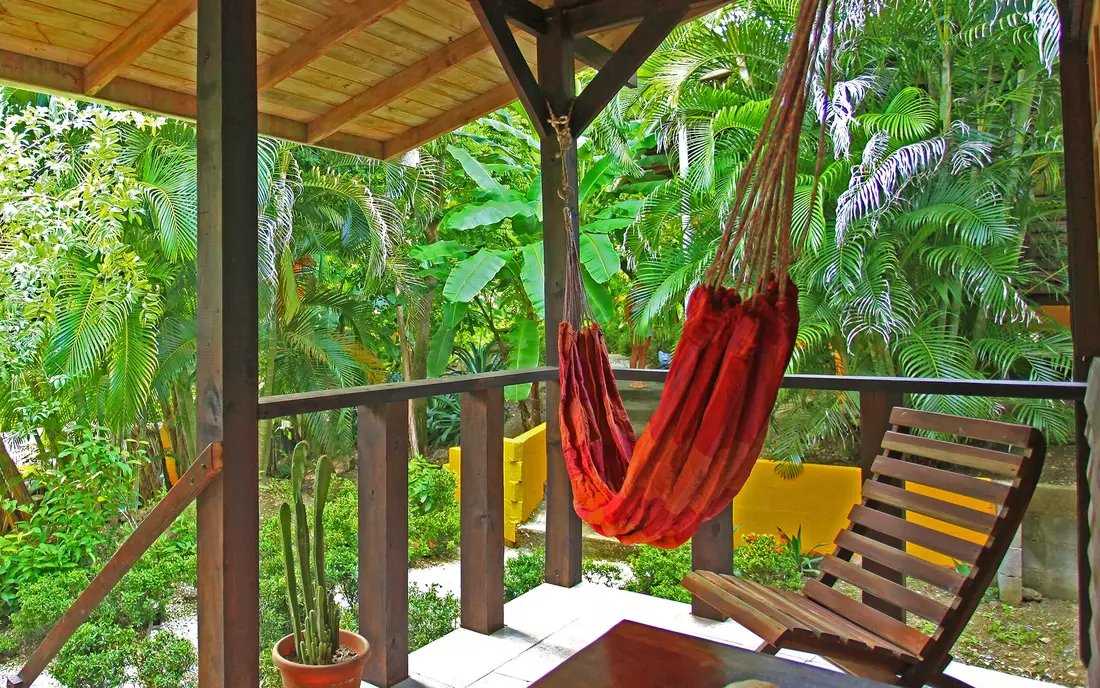 hammock in the surf camp costa rica