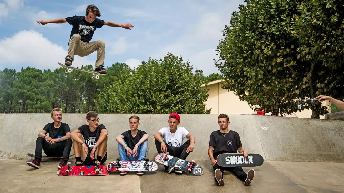 Skatepark besuchen mit Pure