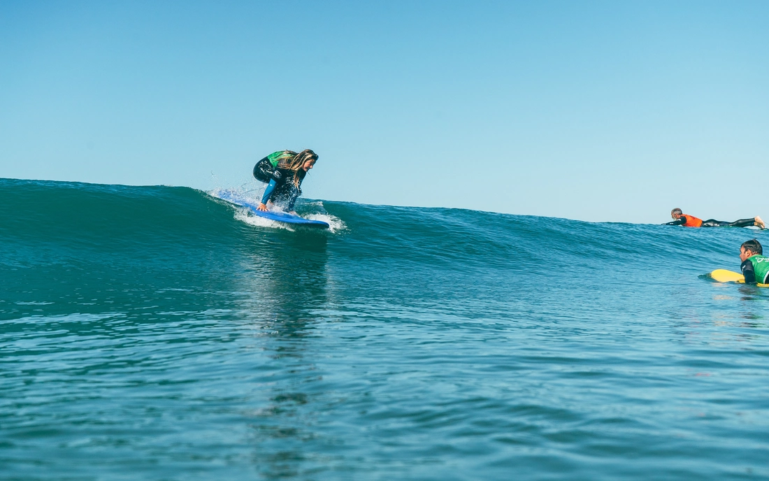 Perfect surfing conditions