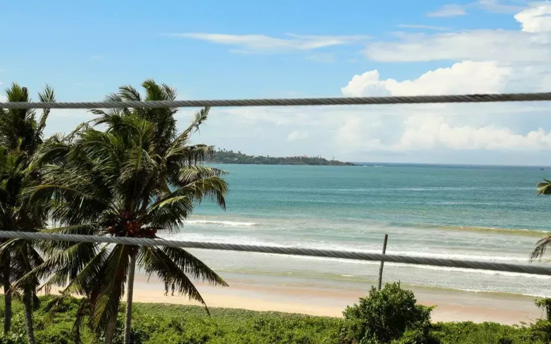 Great sea views from the Beachfront Surf House