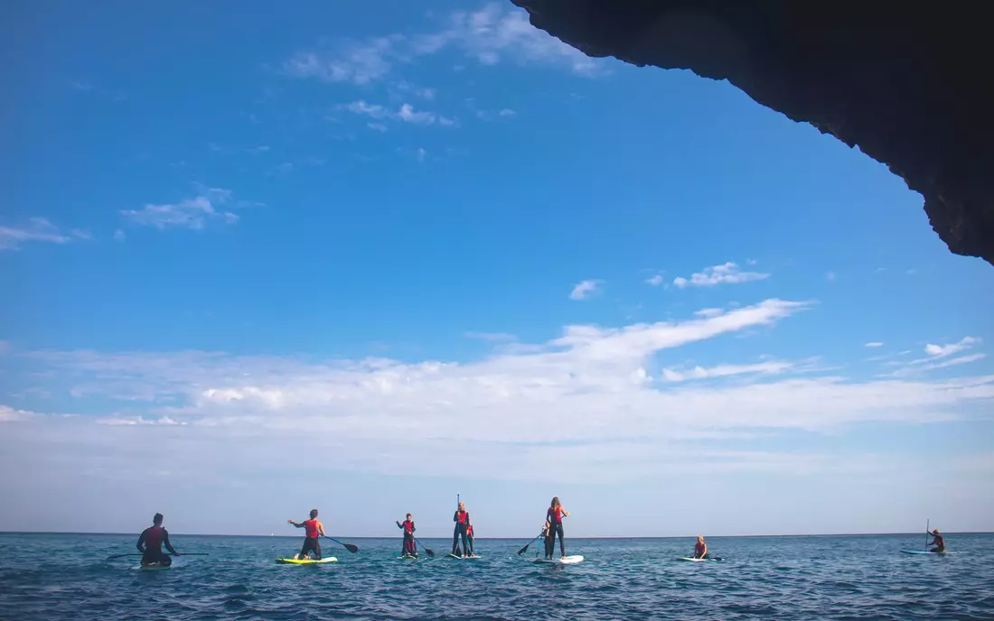 Discover caves along the coast