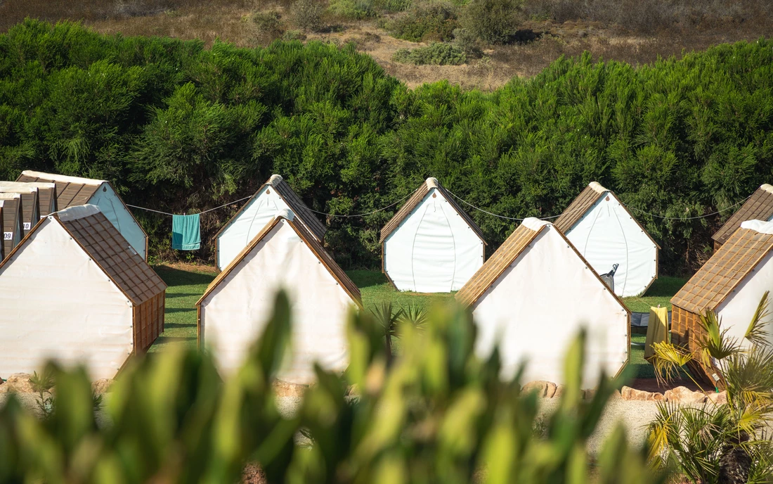 The Sheddies: Comfortable, made of wood and with a double bed