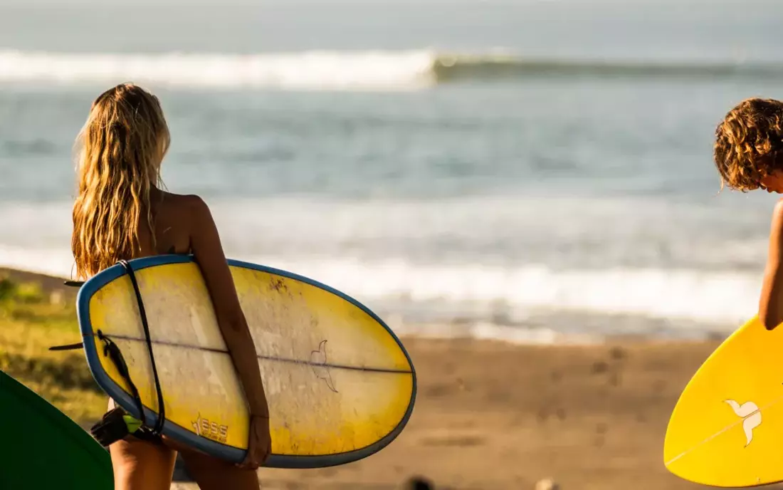 surfer in bali