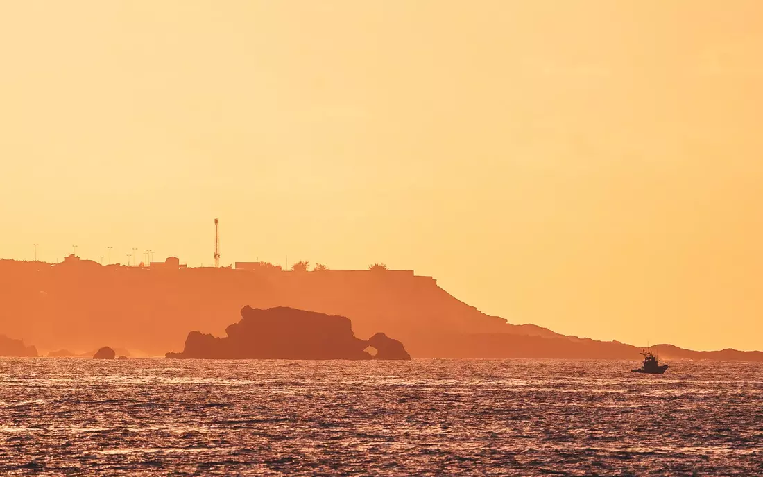 Küste Gran Canaria bei Sonnenuntergang