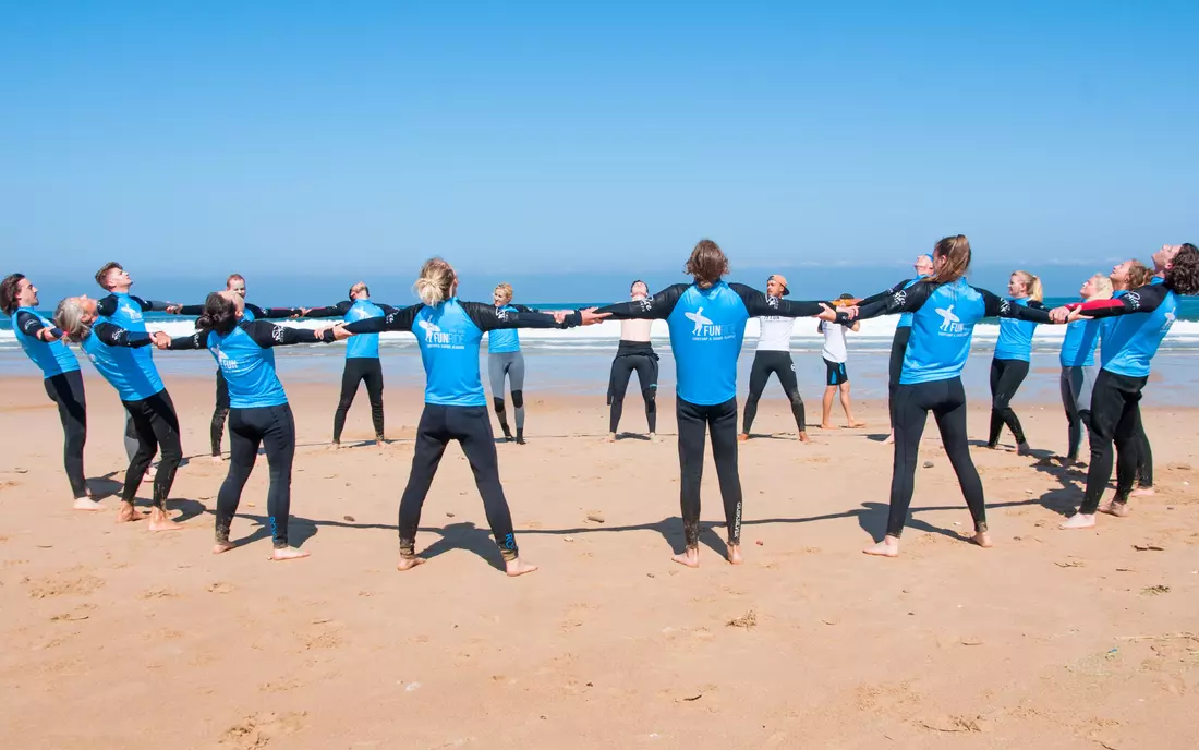 surf course at warm up 