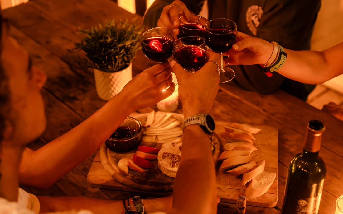 Wein und Käse Tasting Prosten
