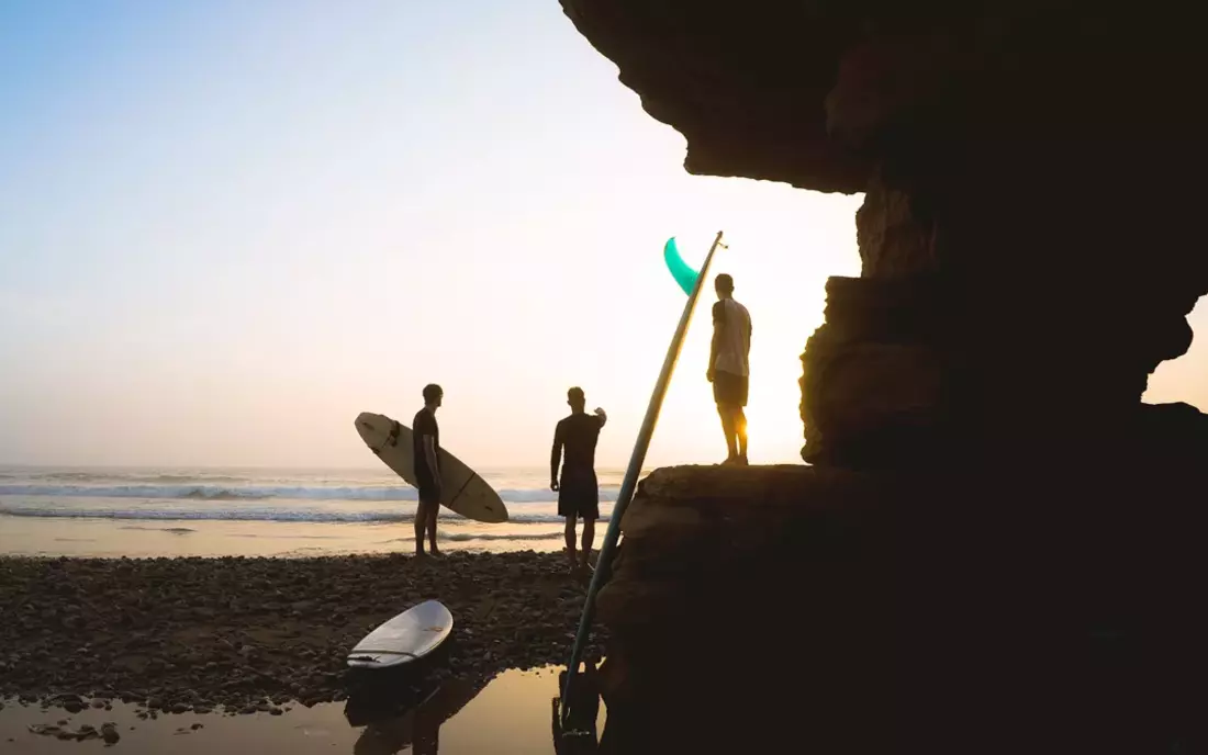 Sunrise surf single fin