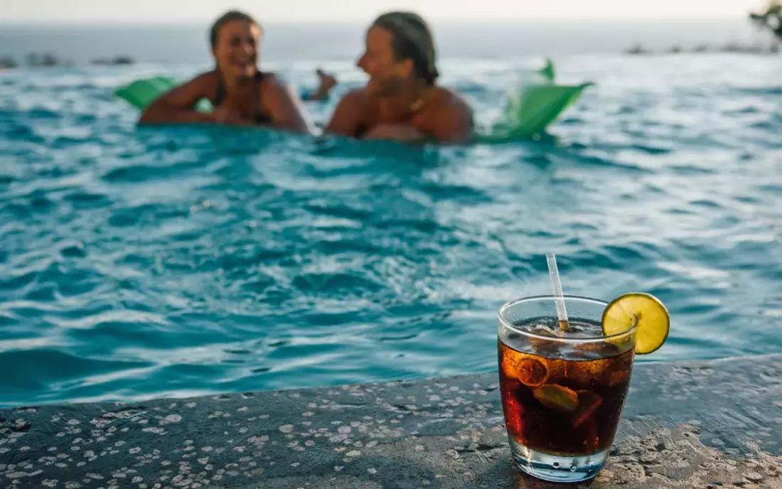 Sunset swim at Surf Camp Nicaragua