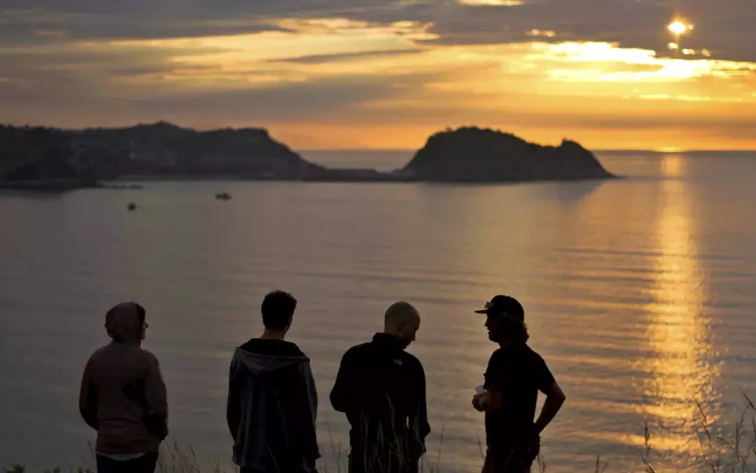 Zarautz Sonnenuntergang